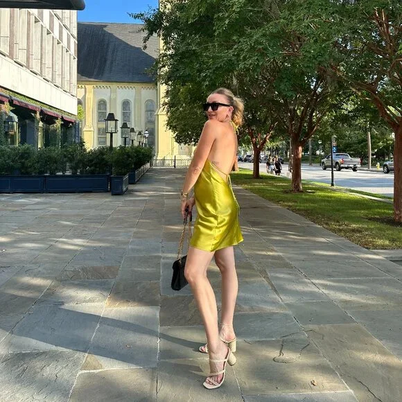 Reformation Jennis Silk Dress – Size M - Picture 2 of 6